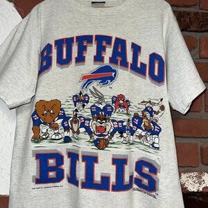 REMAKE Warner Bros. NFL Buffalo Bills Looney Tunes Classic t shirt